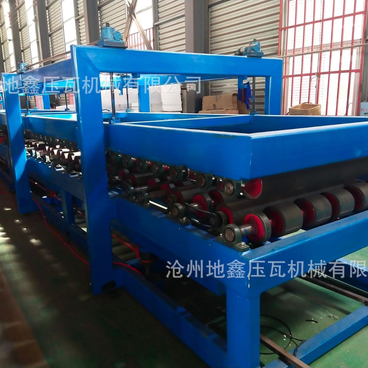 全自动S插口复合机设备压瓦机 沧州地鑫压瓦机 冷弯成型机