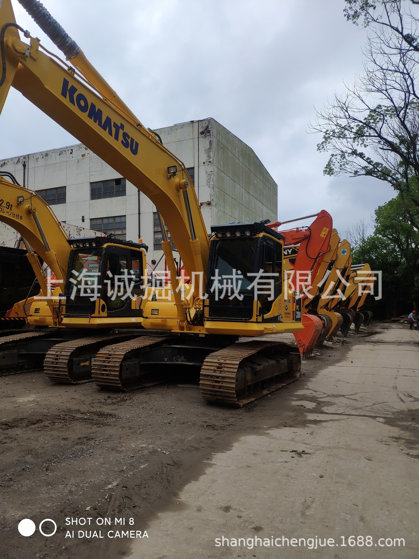 KOMATSU小松PC200-5PC200二手挖掘机出售 小松挖掘机20吨