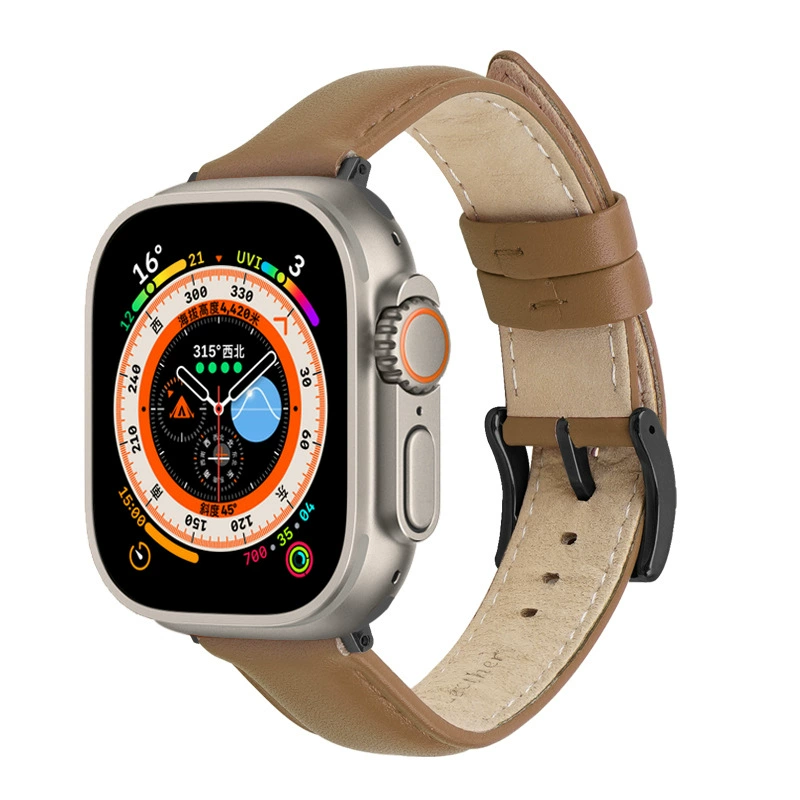 Apple, двусторонний сменный ремешок для часов, 49 мм, натуральная кожа