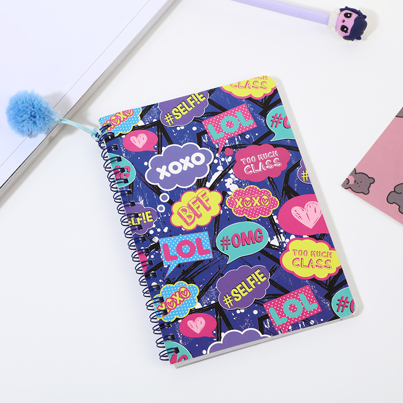 1 Piece Cartoon School Paper Cute Loose Spiral Notebook display picture 1