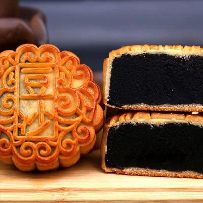广式传统老式月饼糕点