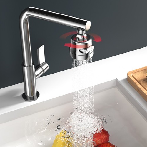 Wholesale faucet aerator universal spout rotatable water outlet extender anti-splash head kitchen shower filter