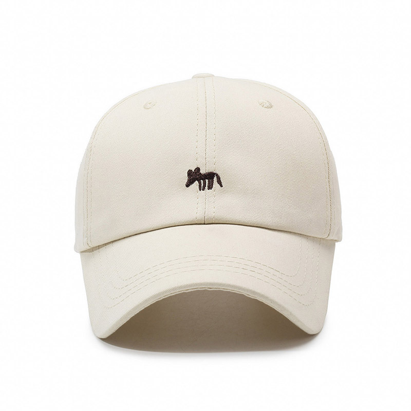 Korean Version Duckbill With Little Fox Embroidery, Wide Brim, Face Slimming, Versatile Casual Sunshade And Sun_voghion.com