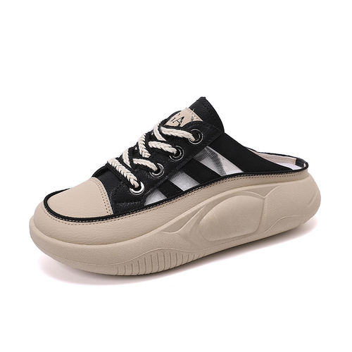 Semi-slippers for women 2026 new style summer outer wear platform sole slippers high-quality casual sandals Q216