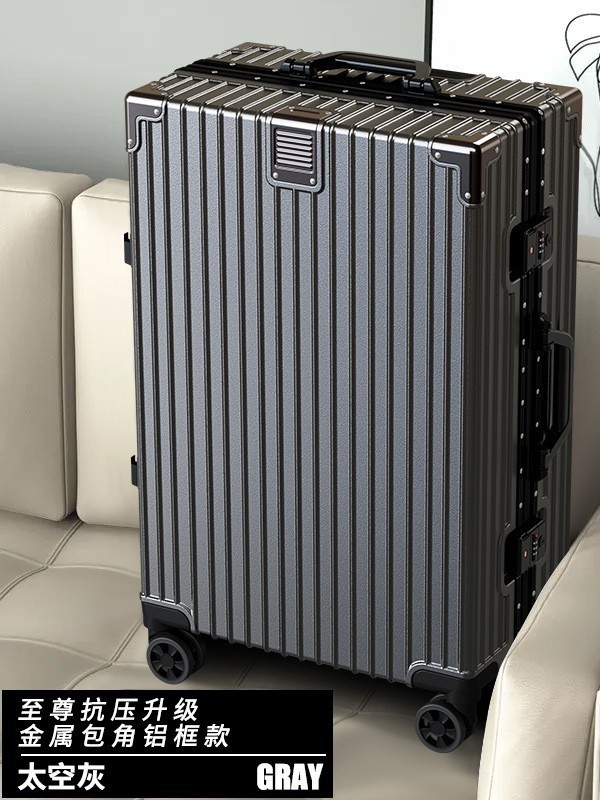 Maleta maleta para hombre, robusta, duradera y silenciosa, rueda universal, caja de contraseña para estudiante, maleta trolley de gran capacidad para mujer