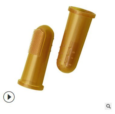 Жидкий силикон Детская зубная щетка для пальцев Силиконовая молочная зубная щетка Зубная щетка для пальцев Детская щетка для чистки Зубная щетка для домашних животных Универсальная