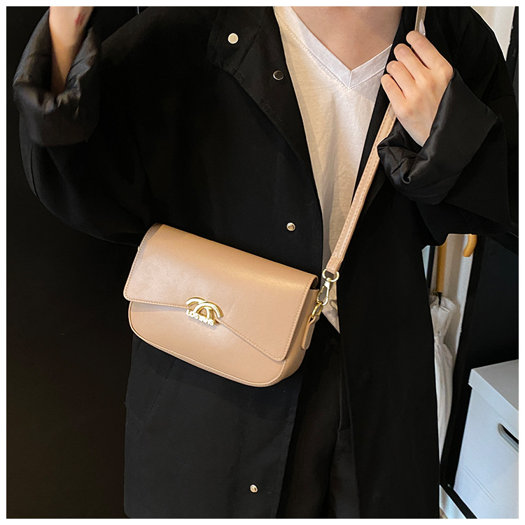 Fashionable and versatile small square bag, new autumn and winter style work and commuting bag, women's bag, simple single-shoulder bag, women's crossbody bag undefined