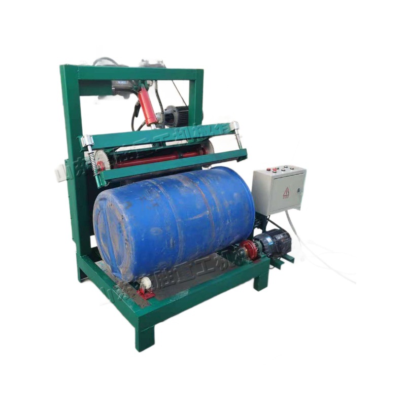 Máquina cortadora de barriles de plástico eléctrica Máquina de corte por cizallamiento de barriles de plástico Máquina cortadora de reciclaje de barriles de plástico de desecho