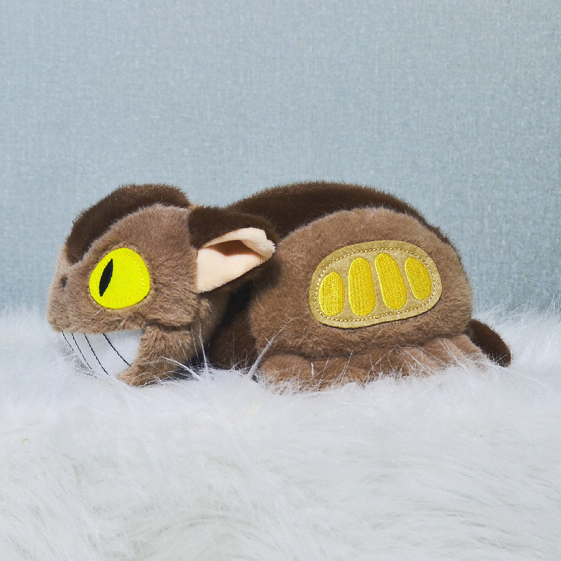 Dibujos animados lindo Totoro muñeca de peluche de juguete gato autobús niños muñeca garra máquina muñeca regalo de cumpleaños al por mayor
