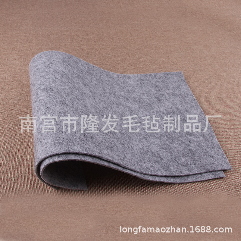 工厂冷压定型丙纶针刺棉毡 工业涤纶针刺毡 汽车用布行李箱用饰布