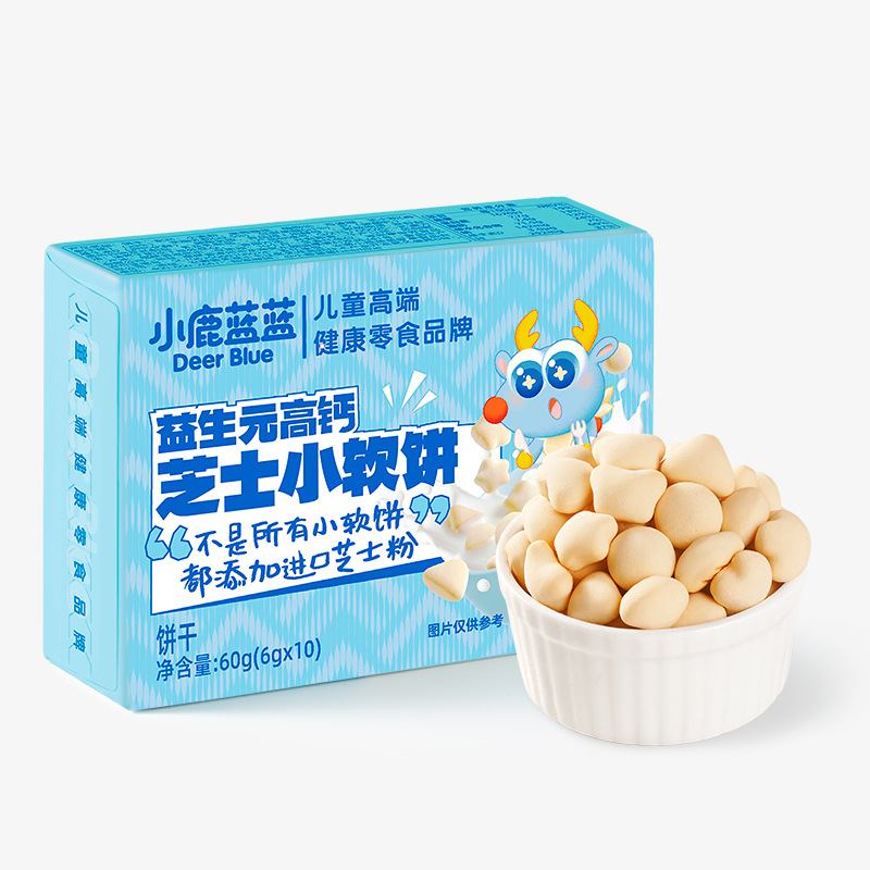 小鹿蓝蓝_益生元高钙芝士小软饼