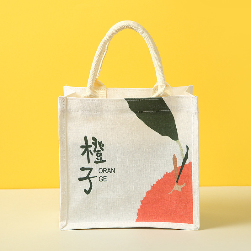 創意文芸手描きキャンバスバッグ携帯大容量立体トートバッグ祝日プレゼントお土産手提げ袋|undefined