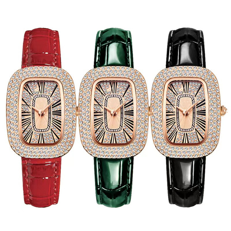 Green watch women's watch female niche pigeon egg internet celebrity…