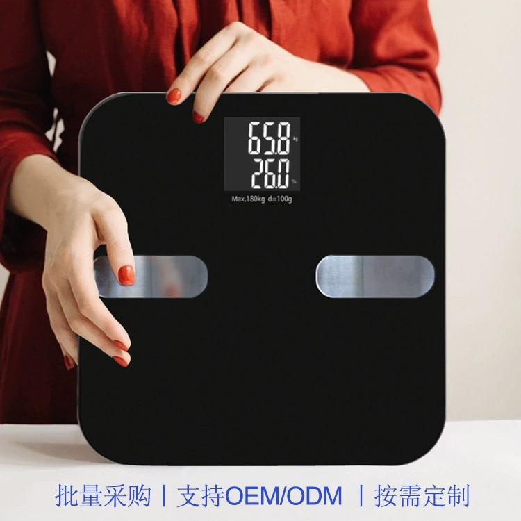 ЖК-дисплей с большим сенсорным экраном, электронные весы для взвешивания тела человека, производитель Zhongshan, домашние умные весы для измерения жира в организме, Bluetooth, кастомизация