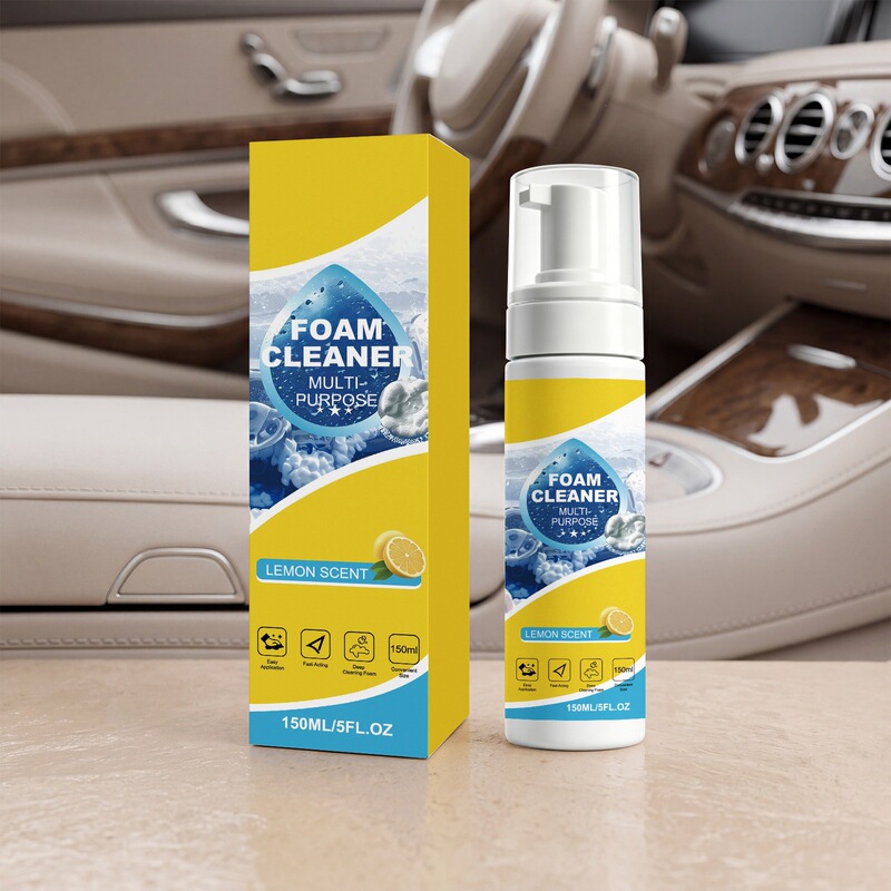 Multi-Purpose Foam Cleaning Kit for Car Interior Cleaning, Maintenance, and Refurbishment of Leather Seats, Daily Care Multi-Purpose Foam Cleaning Kit for Car Interior Cleaning, Maintenance, and Refurbishment of Leather Seats, Daily Care