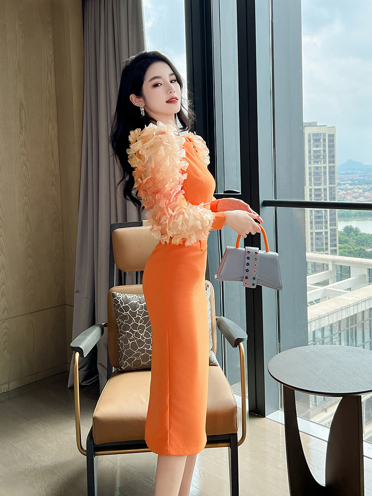 B8486 1490K VÁY ĐẦM LIỀN THÂN NỮ CHOTDNG DÁNG ÔM BODY GỢI CẢM SEXY MÙA XUÂN THU ĐÔNG THỜI TRANG NỮ G04 SẢN PHẨM MỚI