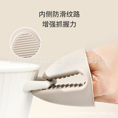 Silicone heat-resistant and slip-proof food-grade silicone oven mitts and dish gripper with high-temperature resistance