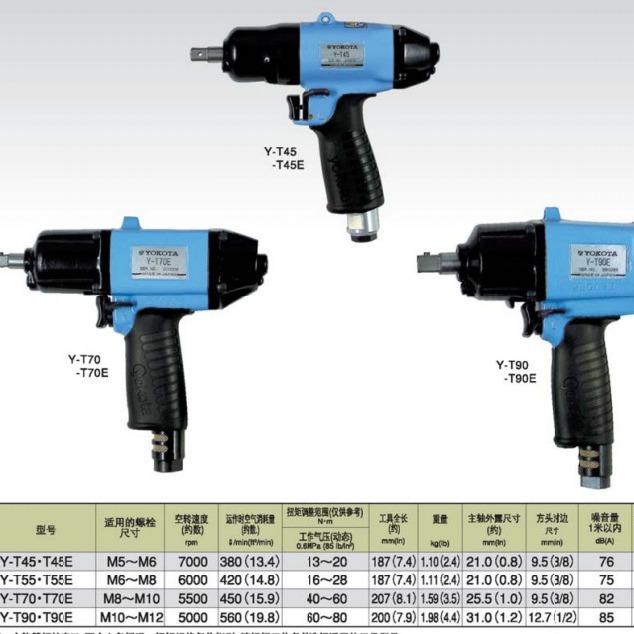 日本横田Y-70E气动扳手