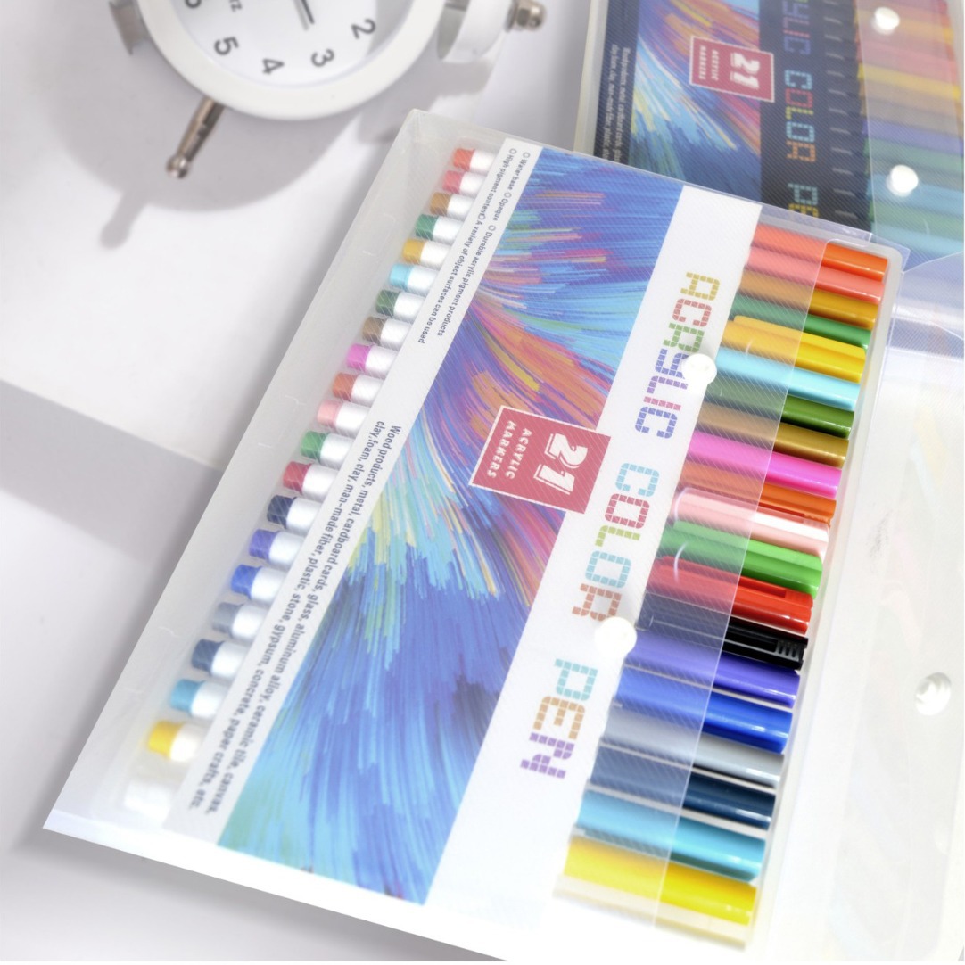 Transfronterizos para gran capacidad de acrílico rápido secado marca pincel impermeable para niños graffiti pincel de pintura DIY pincel de pintura al por mayor