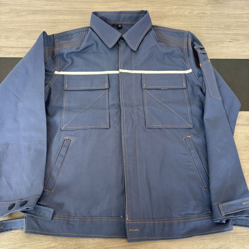 春秋纯棉南方电网工作服长袖电工服防静电反光条电力服可刺绣定制|undefined