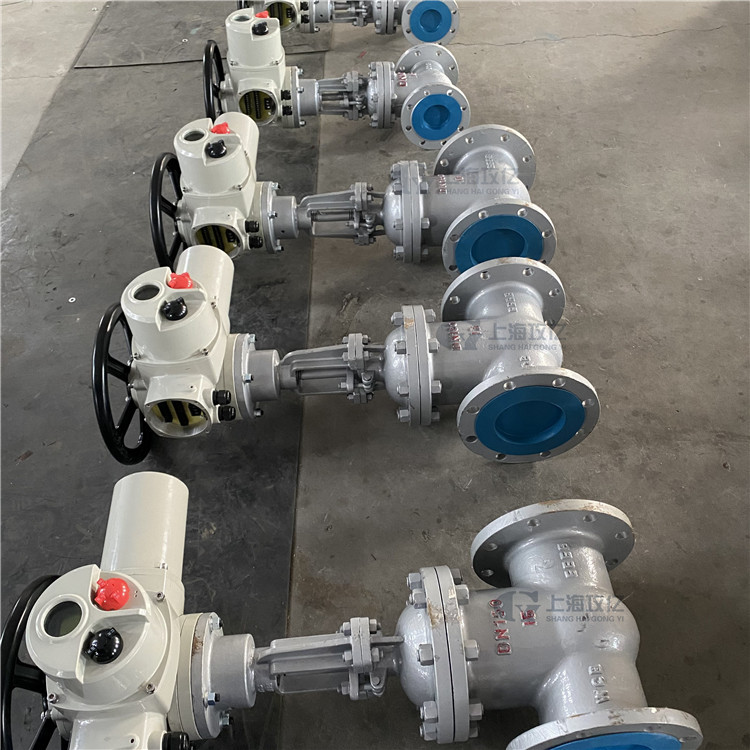 DN250铸铁电动法兰闸阀，Z941H-16C-DN100调节型电动闸阀