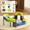 Magnetic Variety Track - Blue and Green [76-piece Set] 1 Car