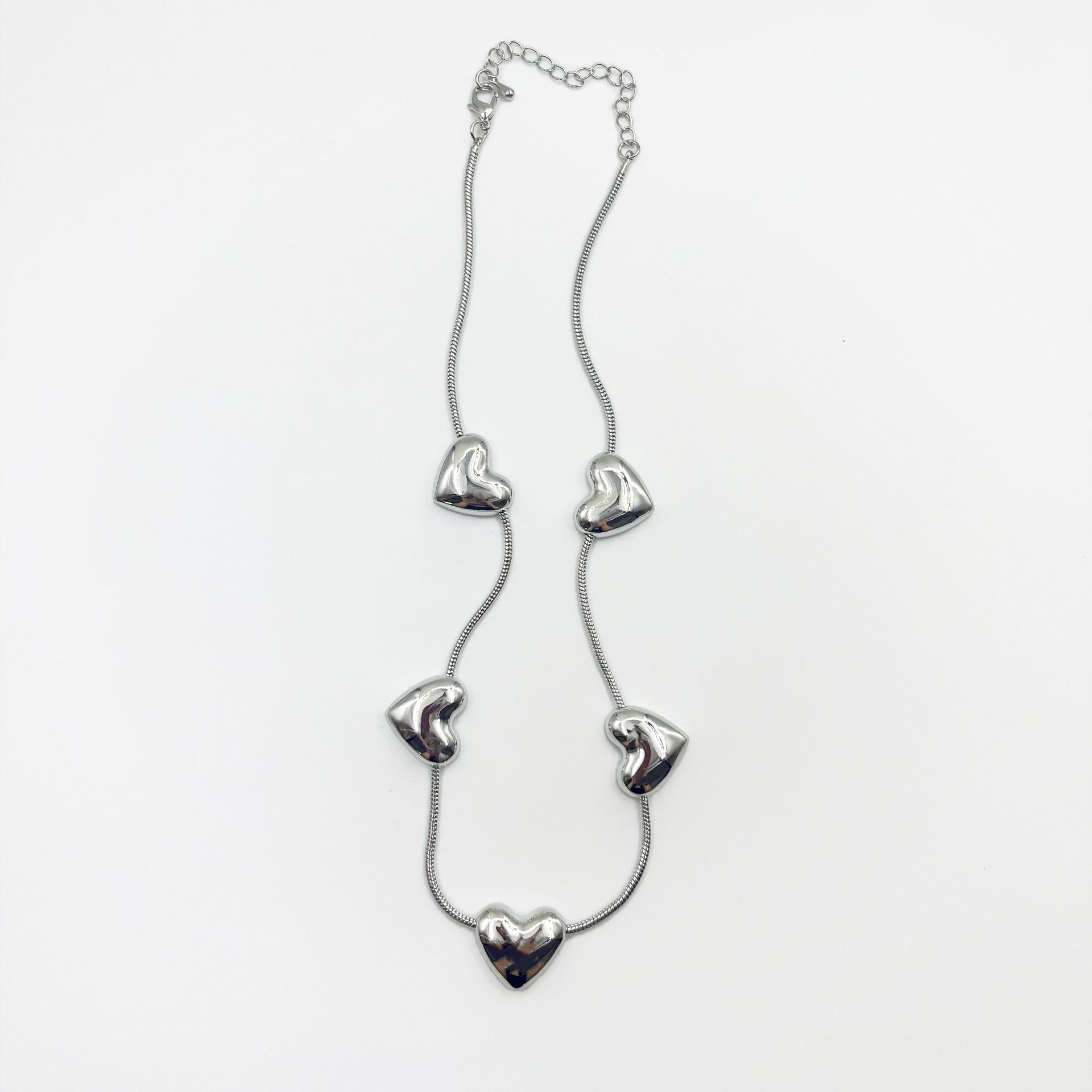 Women's Gender Heart Shape Alloy Simple Style Alloy Necklace