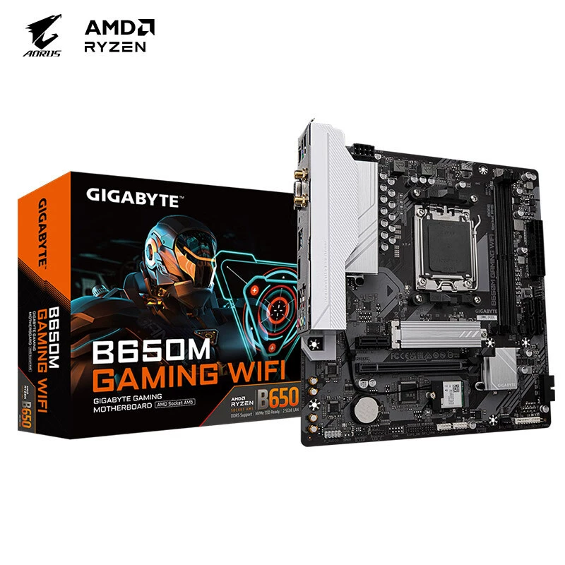 Подходит для материнской платы AMD GIGABYTE B650M GAMING WIFI, поддерживает процессоры серии 7000, сокет AM5