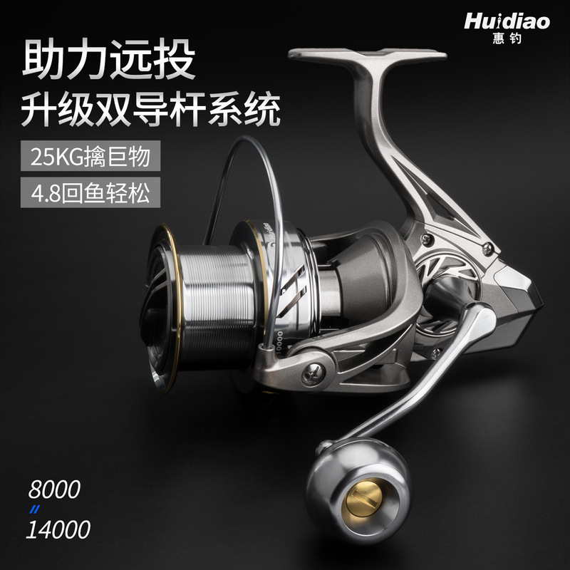 High-Quality Fishing Reels for Big Game, Long-Distance Casting, Lure Fishing, Anti-Seawater Fishing Reels, Third-Generation Slant-Mouth Fishing Reels Wholesale