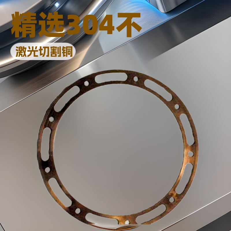 精选货源304不锈钢垫片激光切割铜铝铁片激光切割异形带孔圆片铜