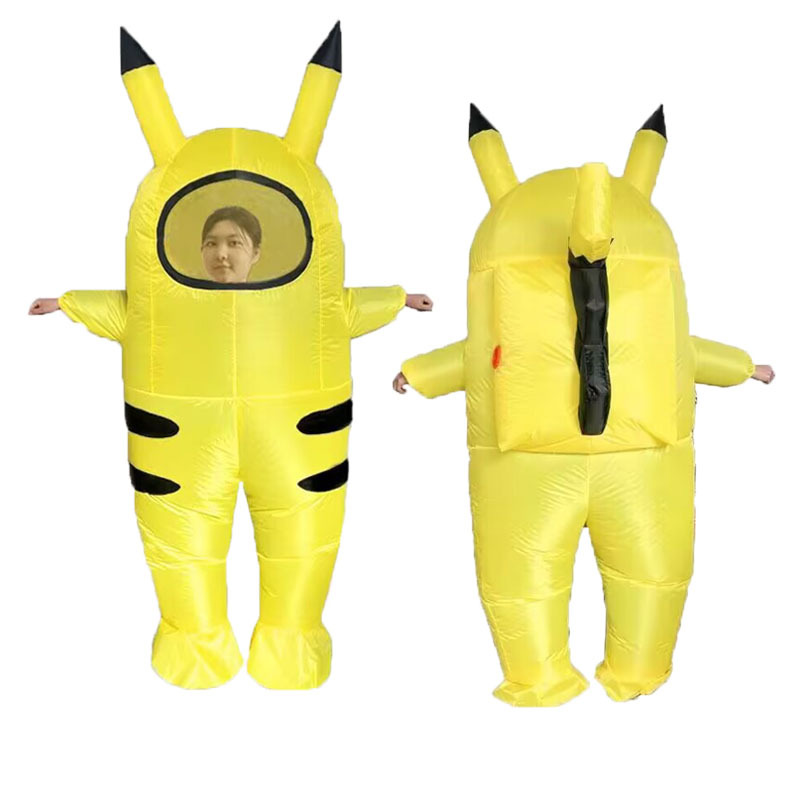 Fábrica transfronteriza gato y ratón dibujos animados muñecas inflables Halloween espectáculo comercial crucero caminando espectáculo escenario ropa de props