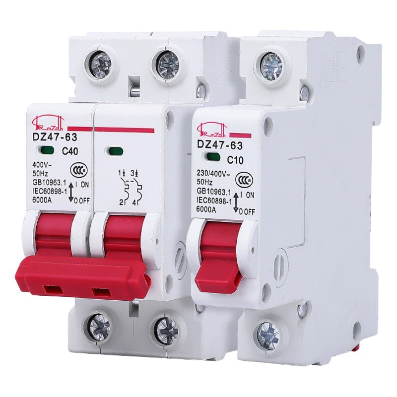 Новый DZ47-63 1p 2P 3P 4P 16A 20A 25A 32A 40A 63A небольшой автоматический выключатель