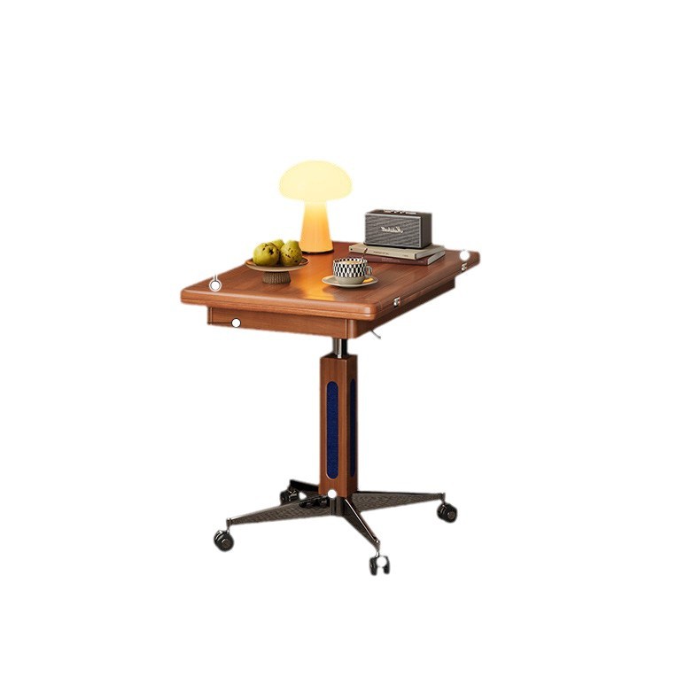 Mesa de centro elevadora de madera maciza, sofá móvil multifuncional, mesa de mesa plegable, mesa de comedor, mesa de almacenamiento lateral de cama de doble uso