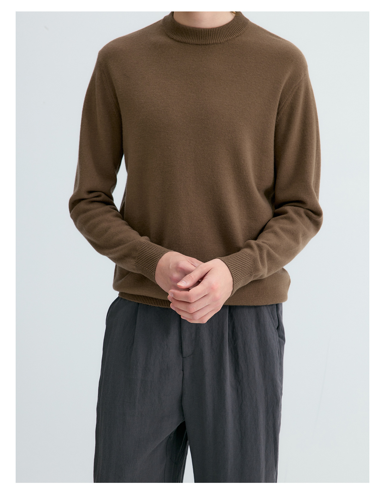 UNF Merino Wool Half-Turtleneck Sweater