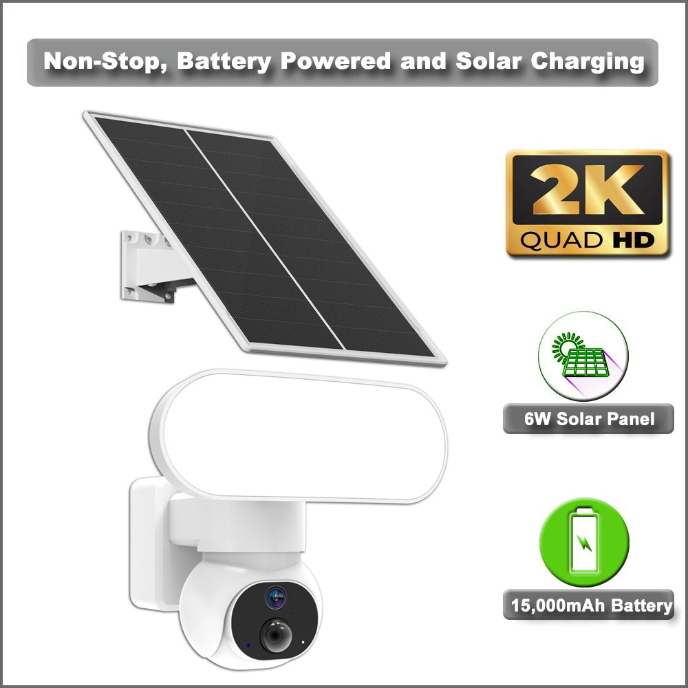 厂家直销户外防水人体感应 4G太阳能监控摄像头 泛光灯一体机Ubox