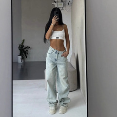 俄罗斯跨境服装爆品牛仔裤女外贸女装爆款裤子OZON/WB现货代发