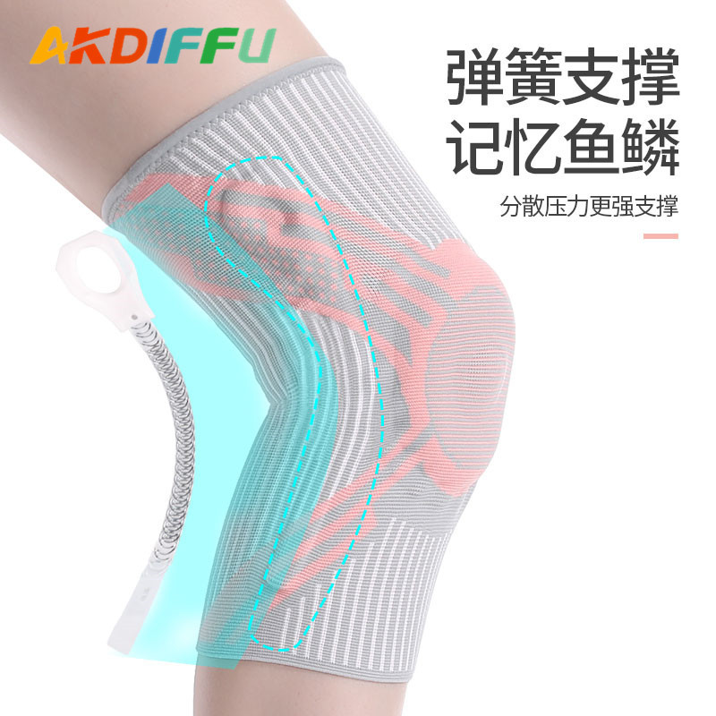 Verano nueva rótula de silicona de punto cubierta de rótula de Deportes de silicona soporte de primavera baloncesto rótula montañismo correr