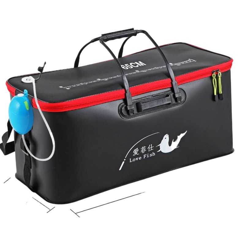 Large Fish Bucket, Large Object Bucket, Thickeneded Fishing Box, Giant Fish Bucket, Foldableing Fishing Box, Oxygen Pump Set, Large Fish Box, Fish Protection