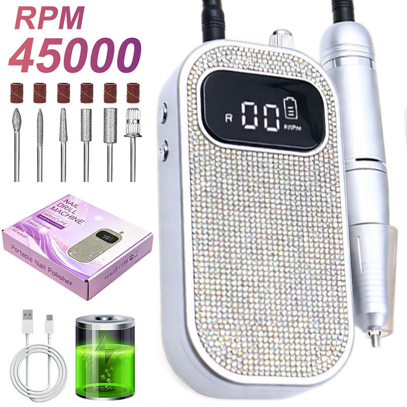 Torno Eléctrico para Uñas Portátil Recargable para Manicura image 76