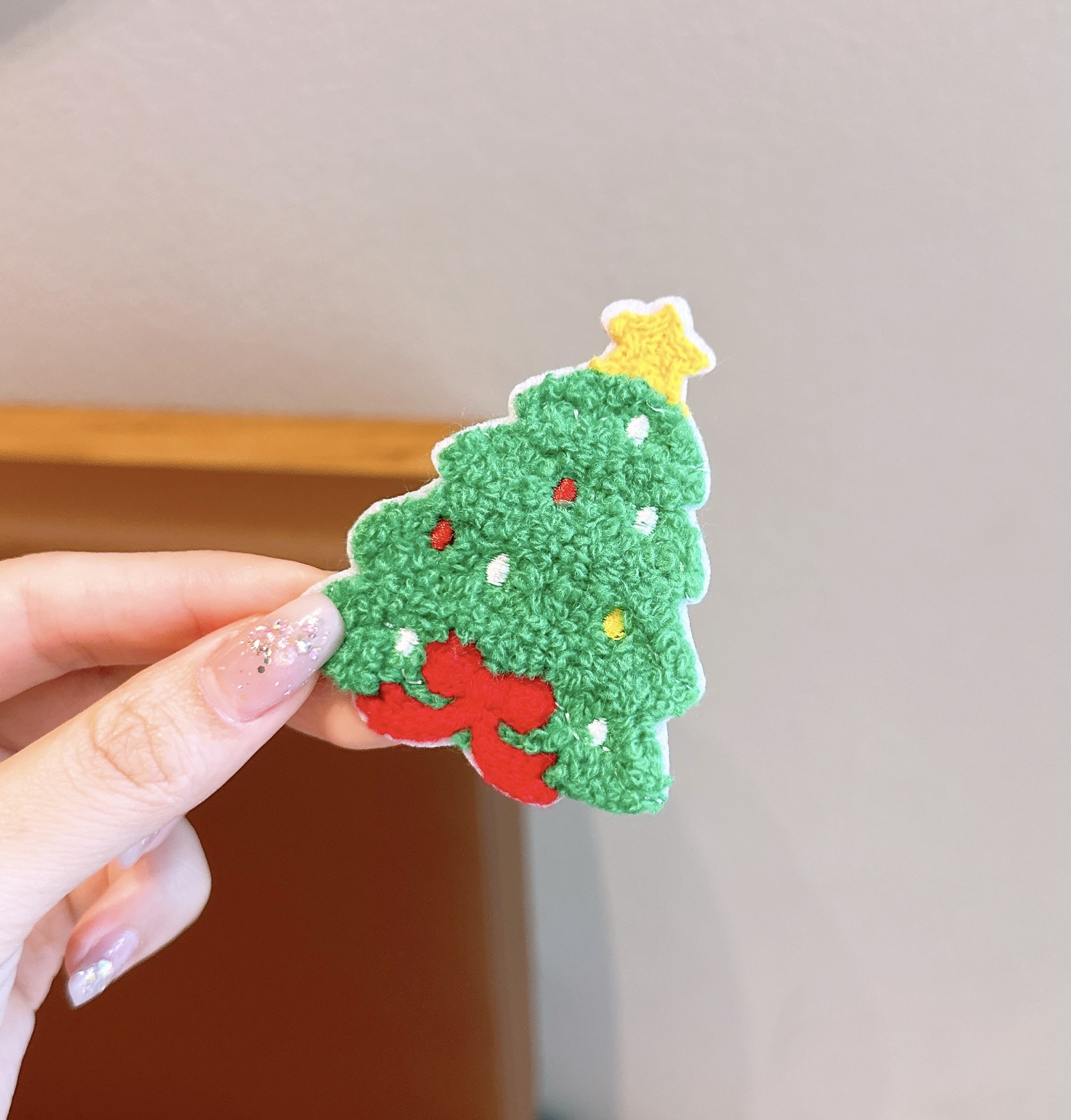 2024 niños navidad pinas de pelo dibujos animados adorables árbol de Papá Noel sombrero muñeco de nieve adornamientos de cabello otoño invierno sombrero