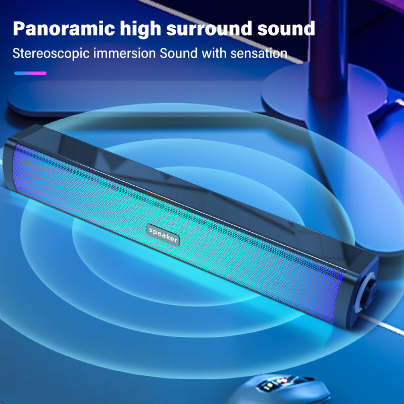 メーカークロスボーダープライベートモードUSB一線通bluetoothオーディオデスクトップサブウーファーコンピュータ音響ロングスピーカー|undefined