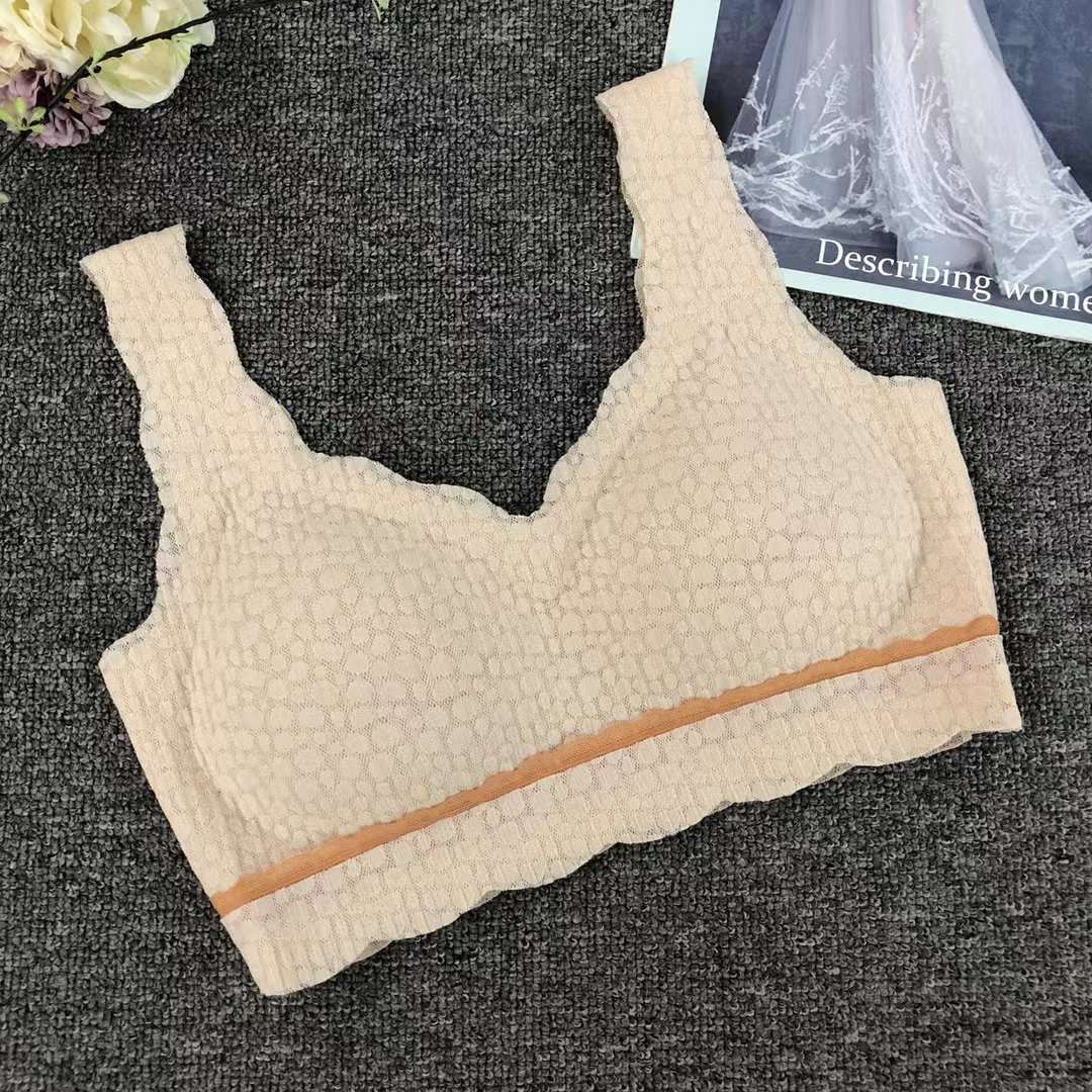 Nuevo chaleco sin costuras de alta elasticidad de alta calidad de dama sin anillo de acero bra de yoga ropa interior deportiva mujer al por mayor