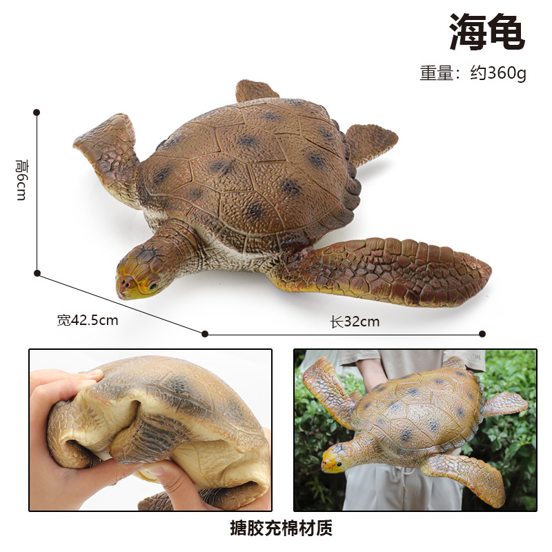 Dolphin, animales marinos, grandes juguetes de tiburón, juguetes de goma suave de simulación, juguetes para niños, modelos de ballenas del mundo submarino al por mayor