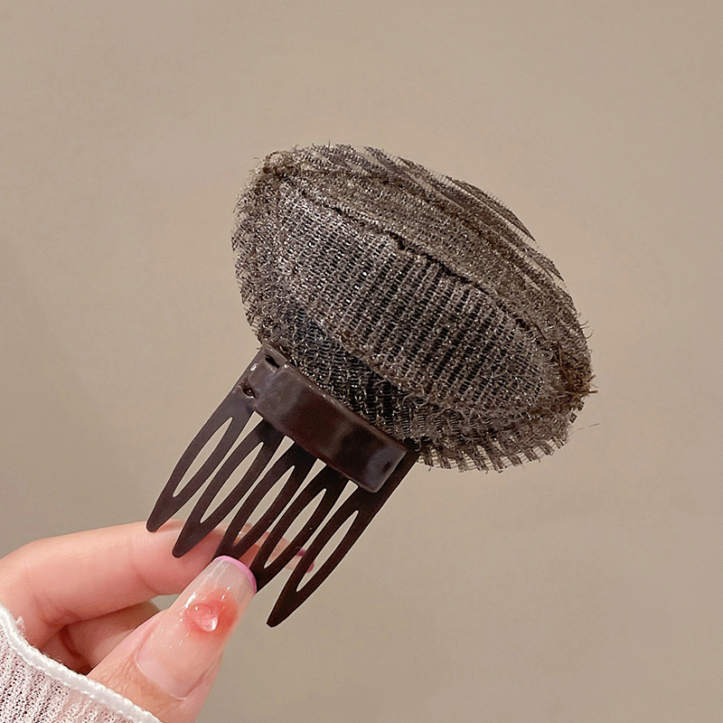 다크 브라운 헤어 빗 패드 (머리 상단)