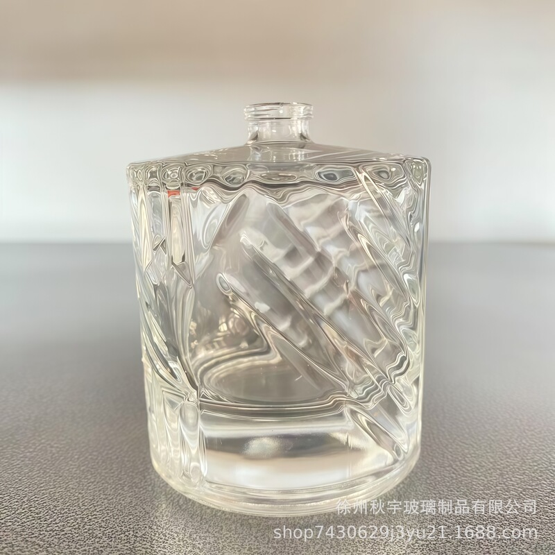 玻璃香水分装瓶现货透明喷雾瓶按压卡口圆柱形包装香水瓶空瓶高档|undefined