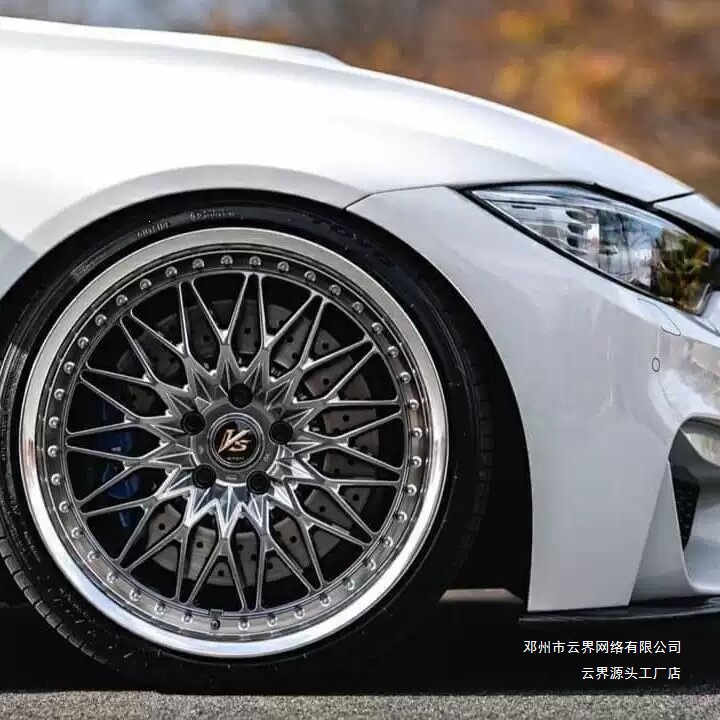 Cloud Realm 18/19/ 20inch Suitable for Dual-Spinning Super Large Polished Edge Car Modification Wheels, Pneumatic Low-Profile Design
