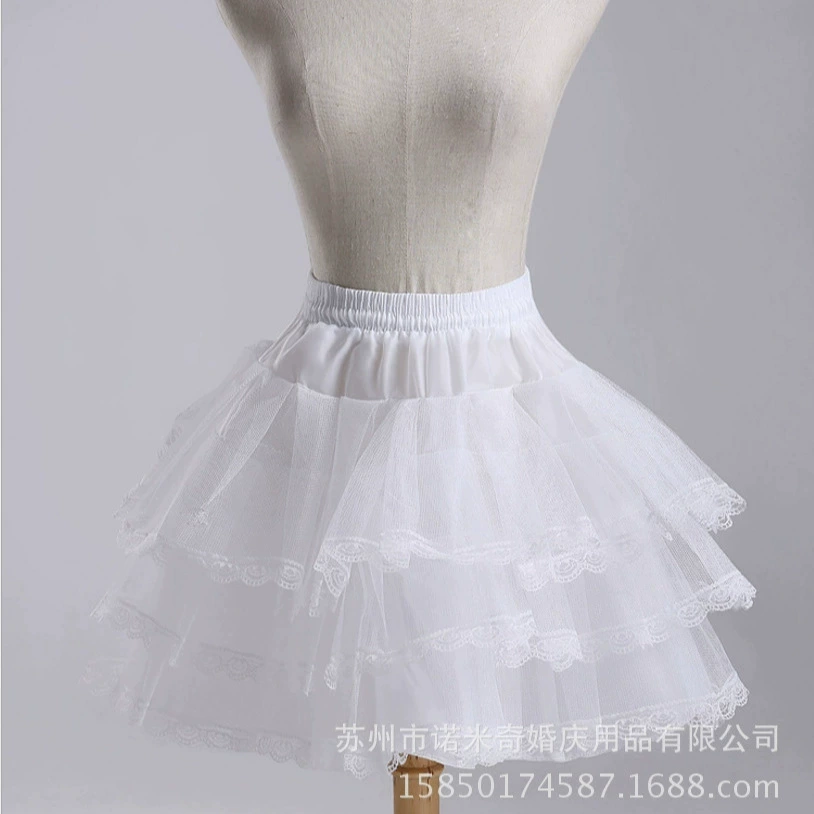 Оптовая Детская юбка без костей, юбка, юбка, детское платье, балетная юбка с кружевом