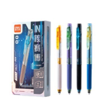 デリゲルペンサイバープレスペン学生試験問題ペン ST ヘッド 0.5 ミリメートル黒水ペン文具卸売|undefined