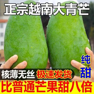 正宗越南大青芒新鲜水果10斤特大芒果整箱包邮应季孕妇即食青芒果