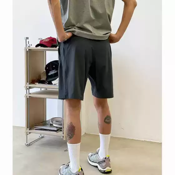 Lulu Style Pace Break Breathable Unisex Solid Color Casual Pants Lightweight Cool Elastic Waist Pants